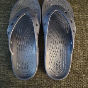 Blue Crocs Comfort Sandals